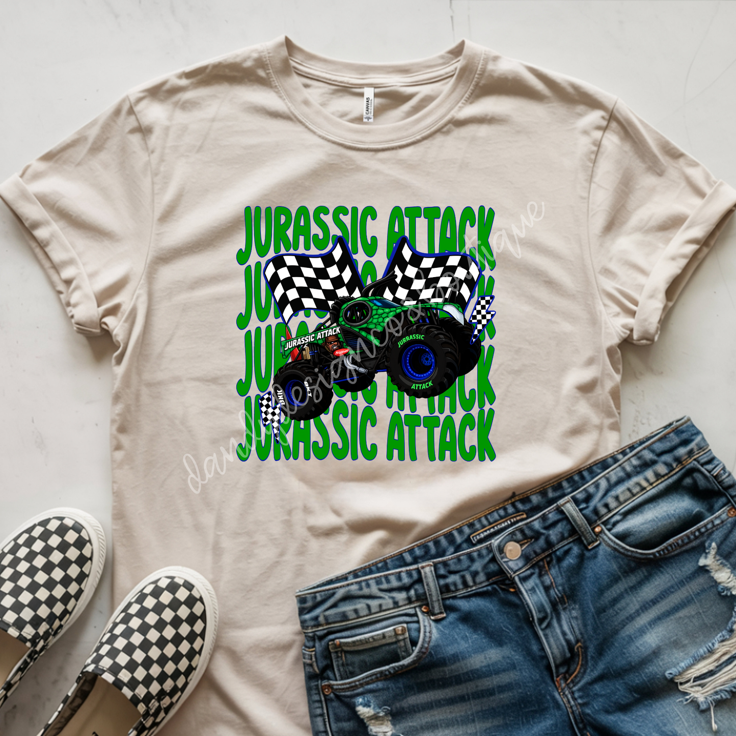 MJ Monster Trucks Wavy - Short Sleeve