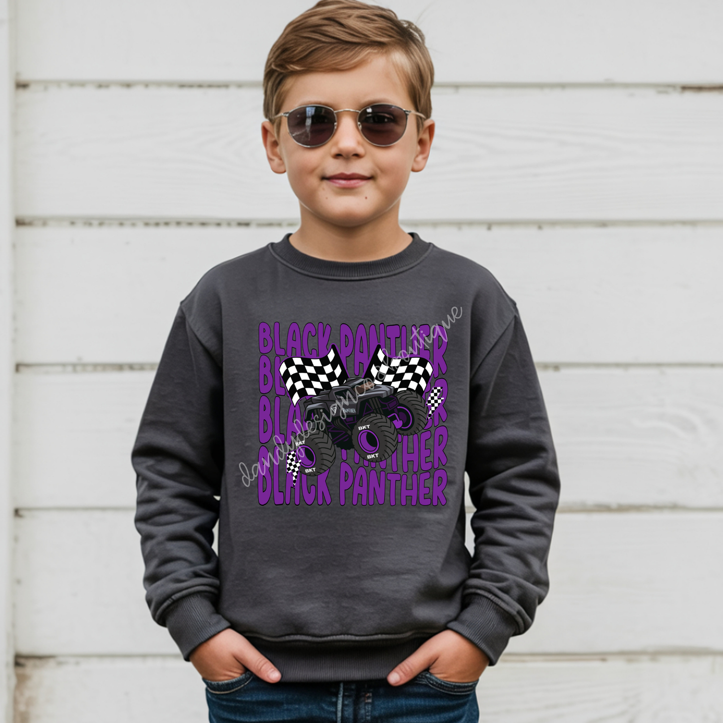 MJ Monster Trucks Wavy - Sweatshirt