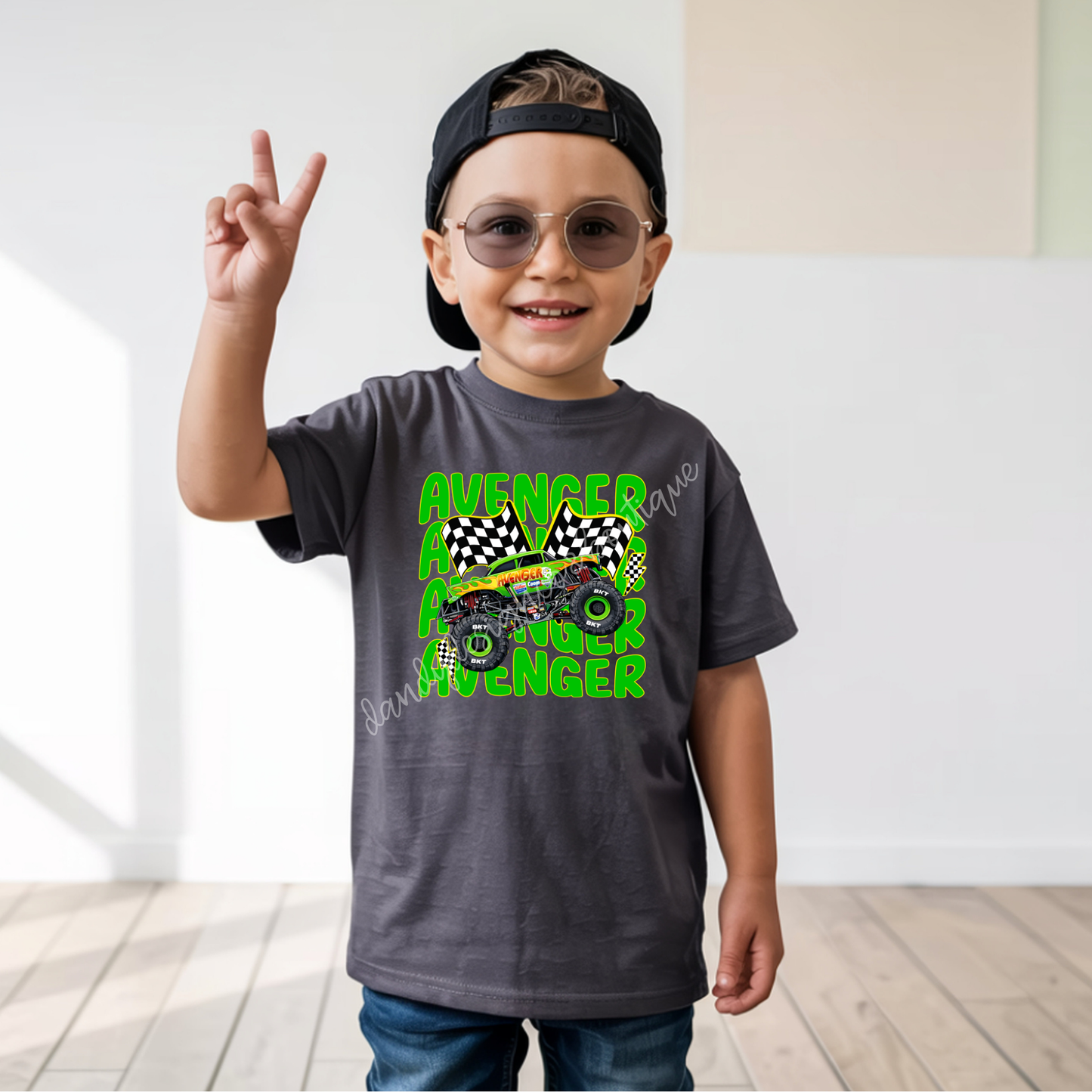 MJ Monster Trucks Wavy - Short Sleeve
