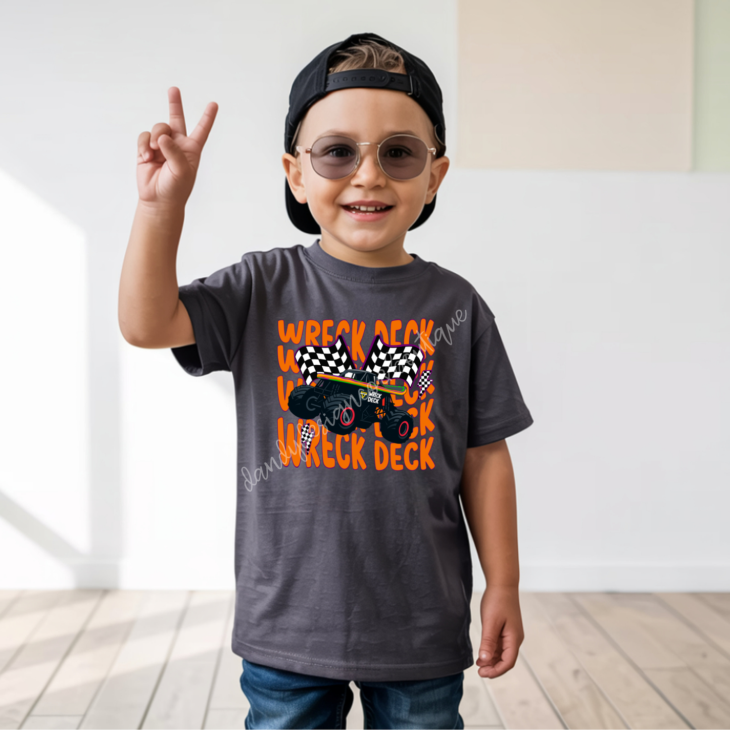 MJ Monster Trucks Wavy - Short Sleeve
