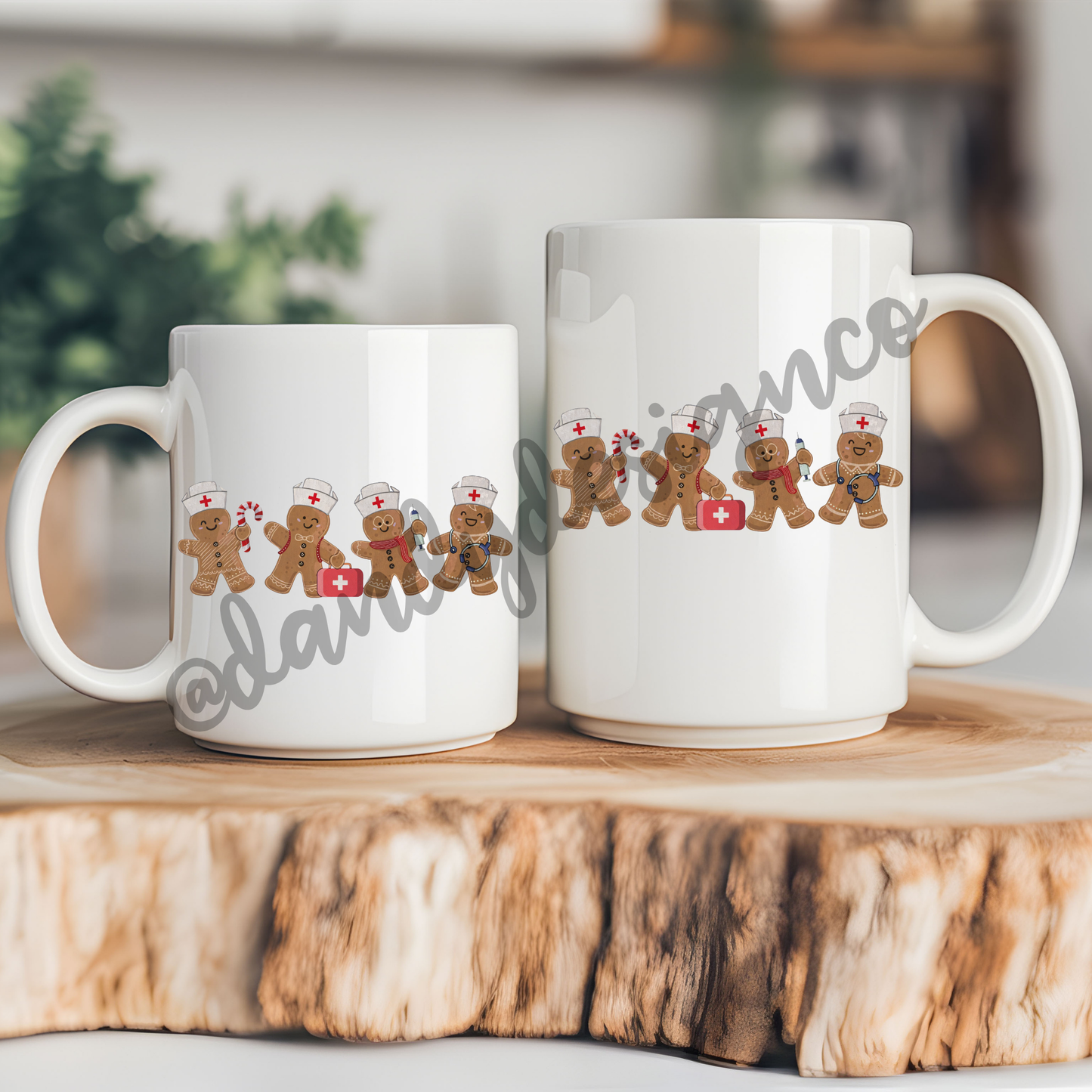 Gingerbread Nurse - Coffee Mug