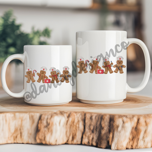 Gingerbread Nurse - Coffee Mug