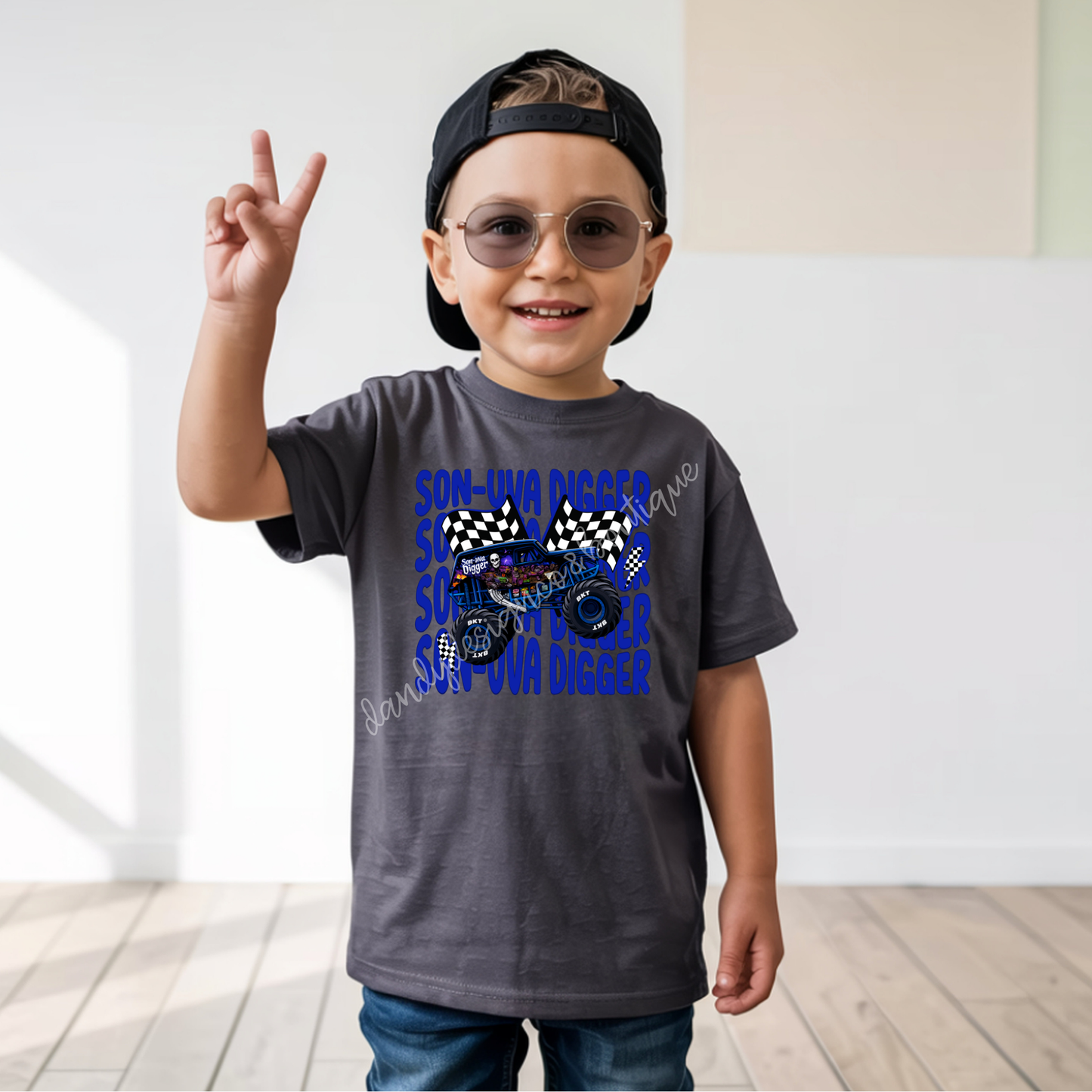 MJ Monster Trucks Wavy - Short Sleeve