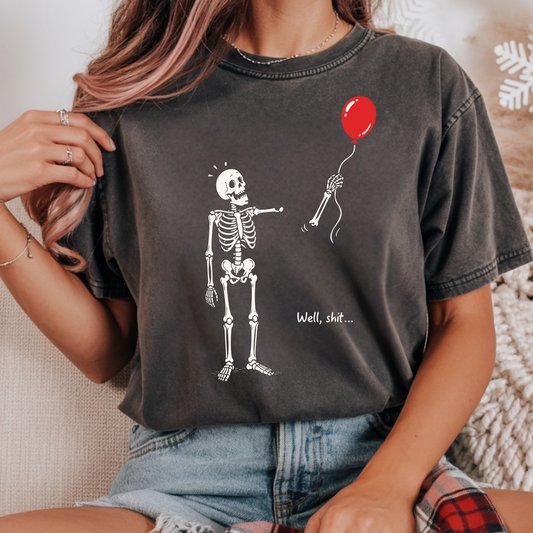 Skeleton Balloon Short Sleeve/Sweatshirt