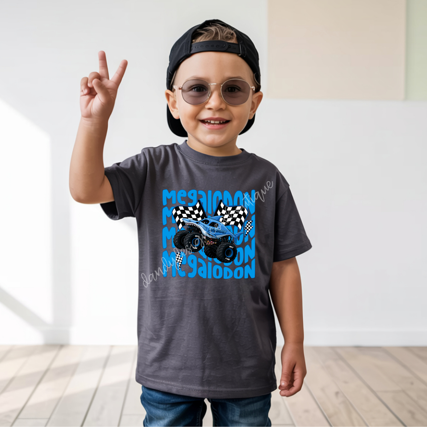 MJ Monster Trucks Wavy - Short Sleeve