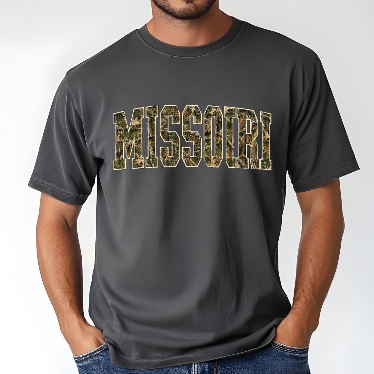 Camo State Varsity - Short Sleeve