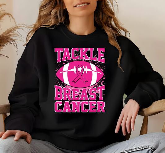 Breast Cancer Tackle Football - Black