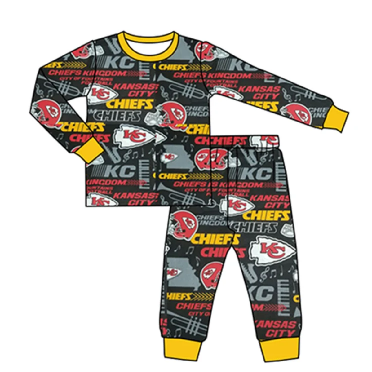 *PRE-ORDER* KC Black Long Sleeve Pants Set