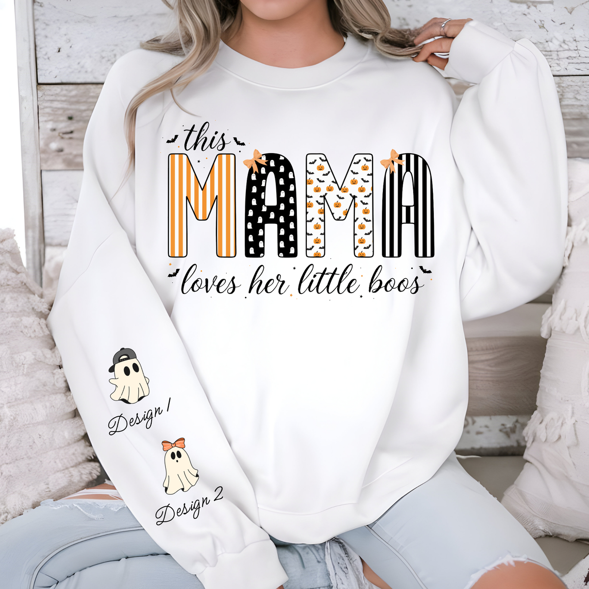 Loves Her Little Boos Halloween - Sweatshirt