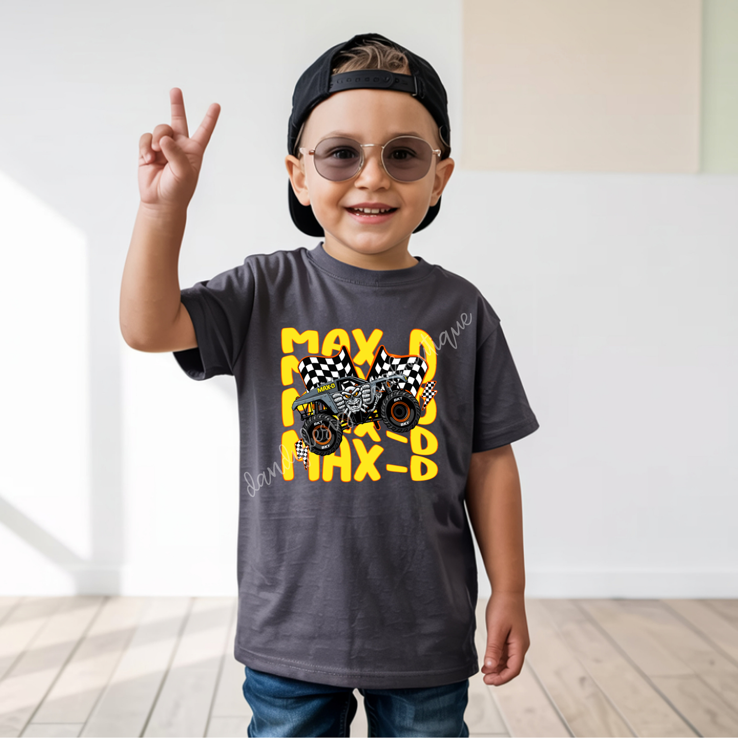 MJ Monster Trucks Wavy - Short Sleeve
