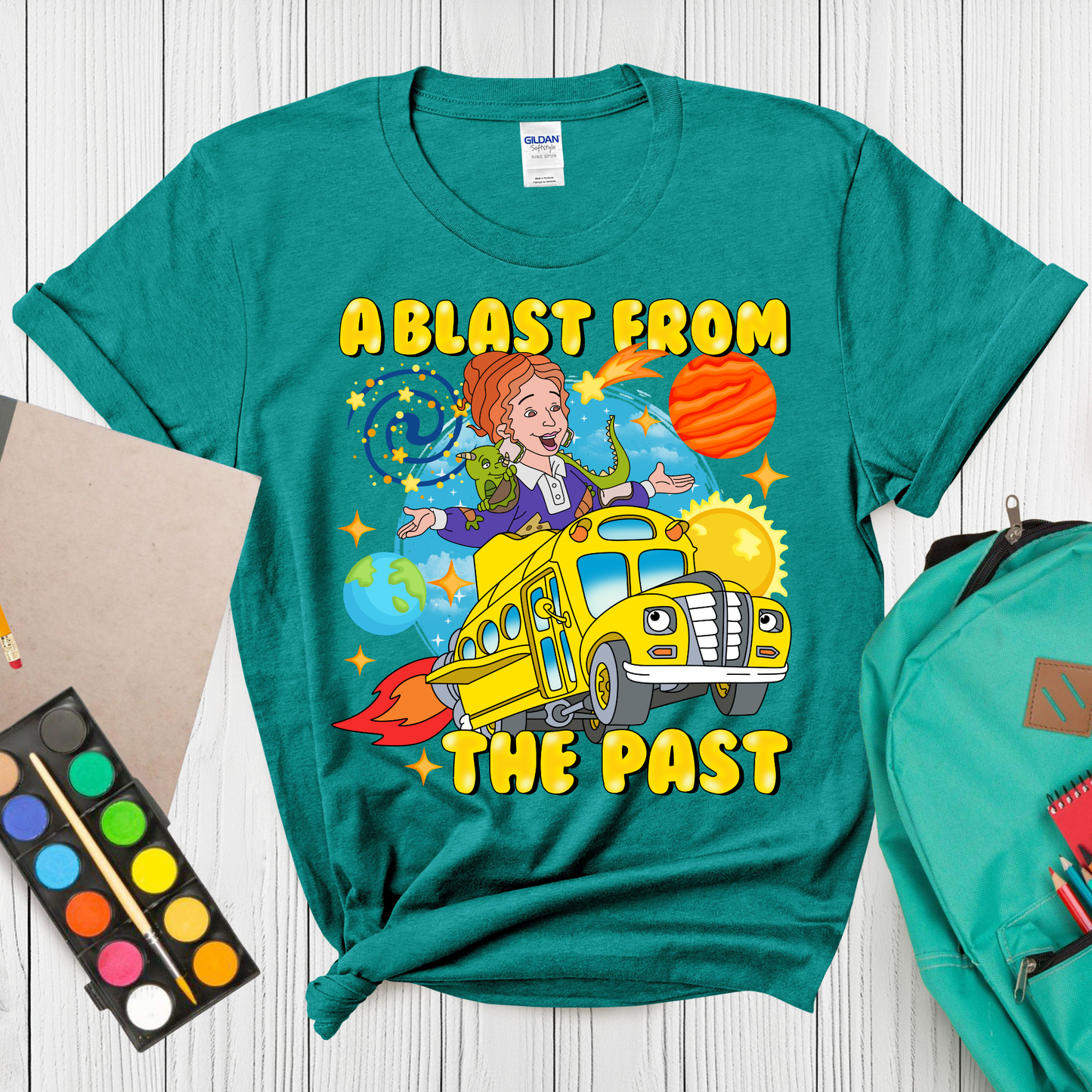 A Blast From The Past Magic Bus - Short Sleeve