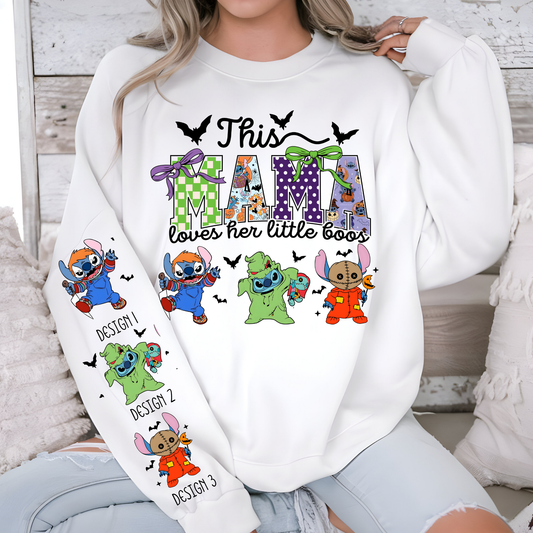 Loves Her Little Boos Stitch Halloween - Sweatshirt