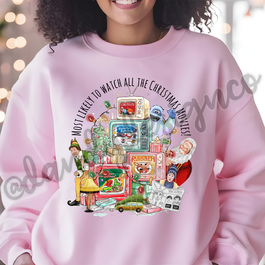 Most Likely Christmas Movie - Sweatshirt