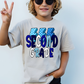 Checkered Lightning Blue Grade Level - Short Sleeve