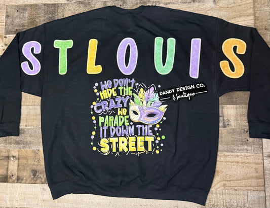 XL Mardi St Louis Sweatshirt