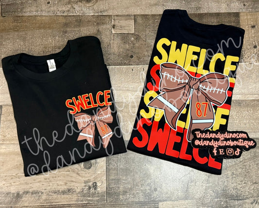 YS Swelce Football Bow Long Sleeve
