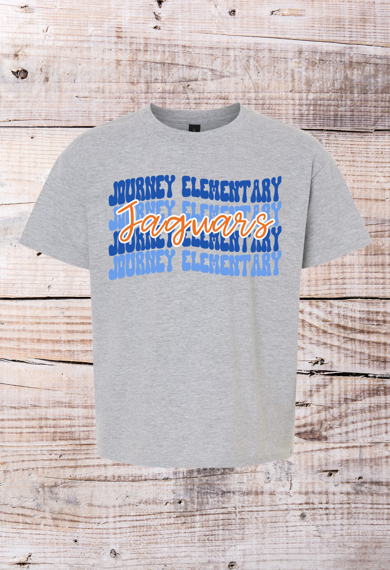 JOURNEY ELEMENTARY - Wavy Journey Elementary Jaguars Short Sleeve