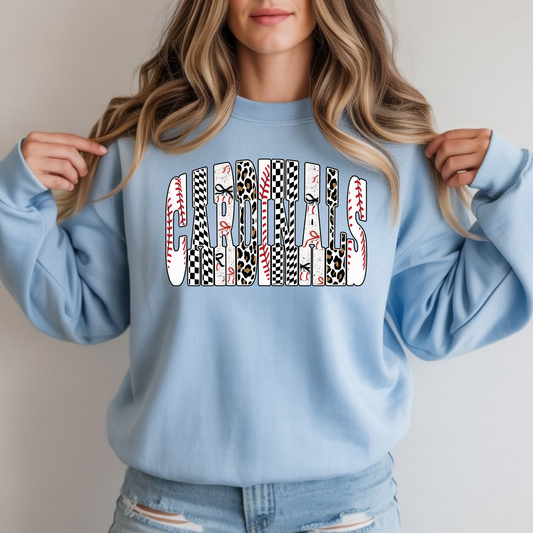 Cardinals Animal Print - Sweatshirt