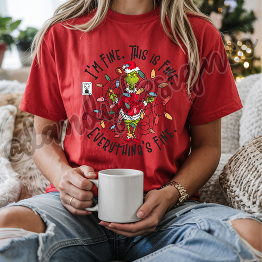 I'm Fine Everything's Fine - Short Sleeve