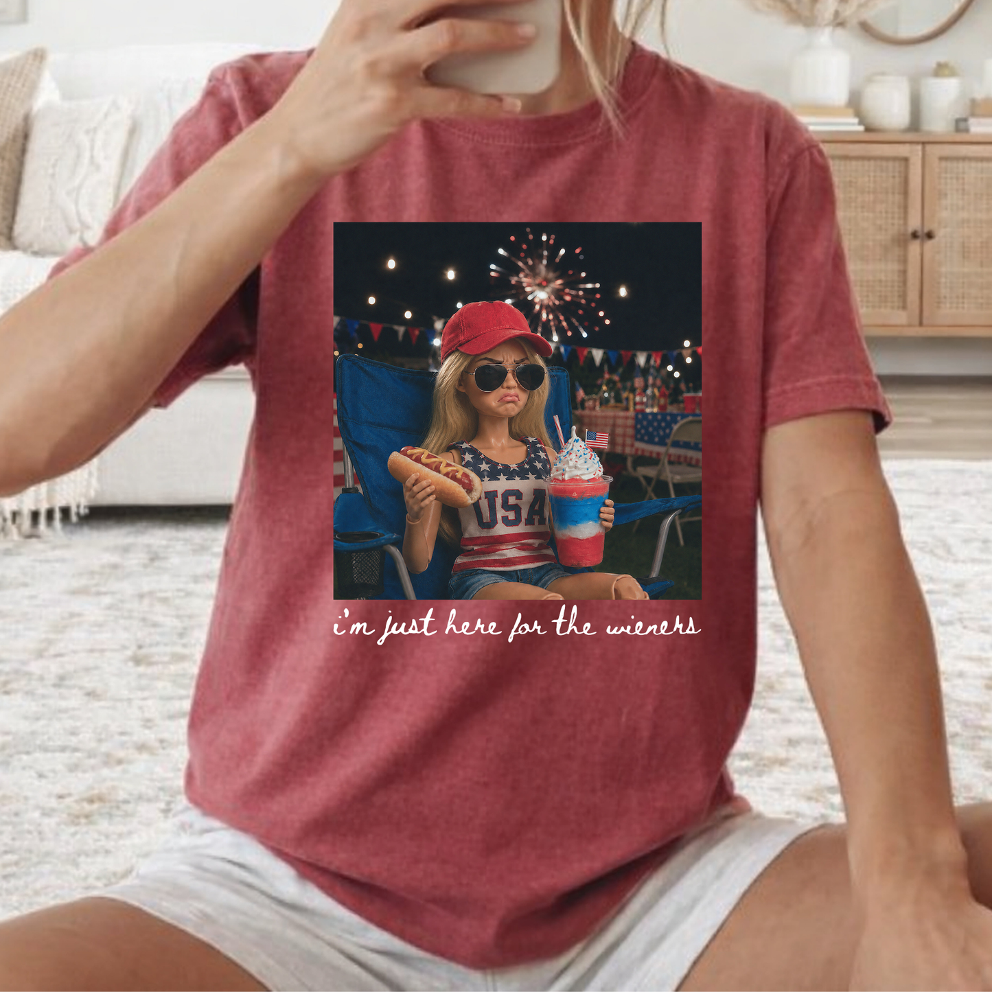 Here For The Wieners - Short Sleeve