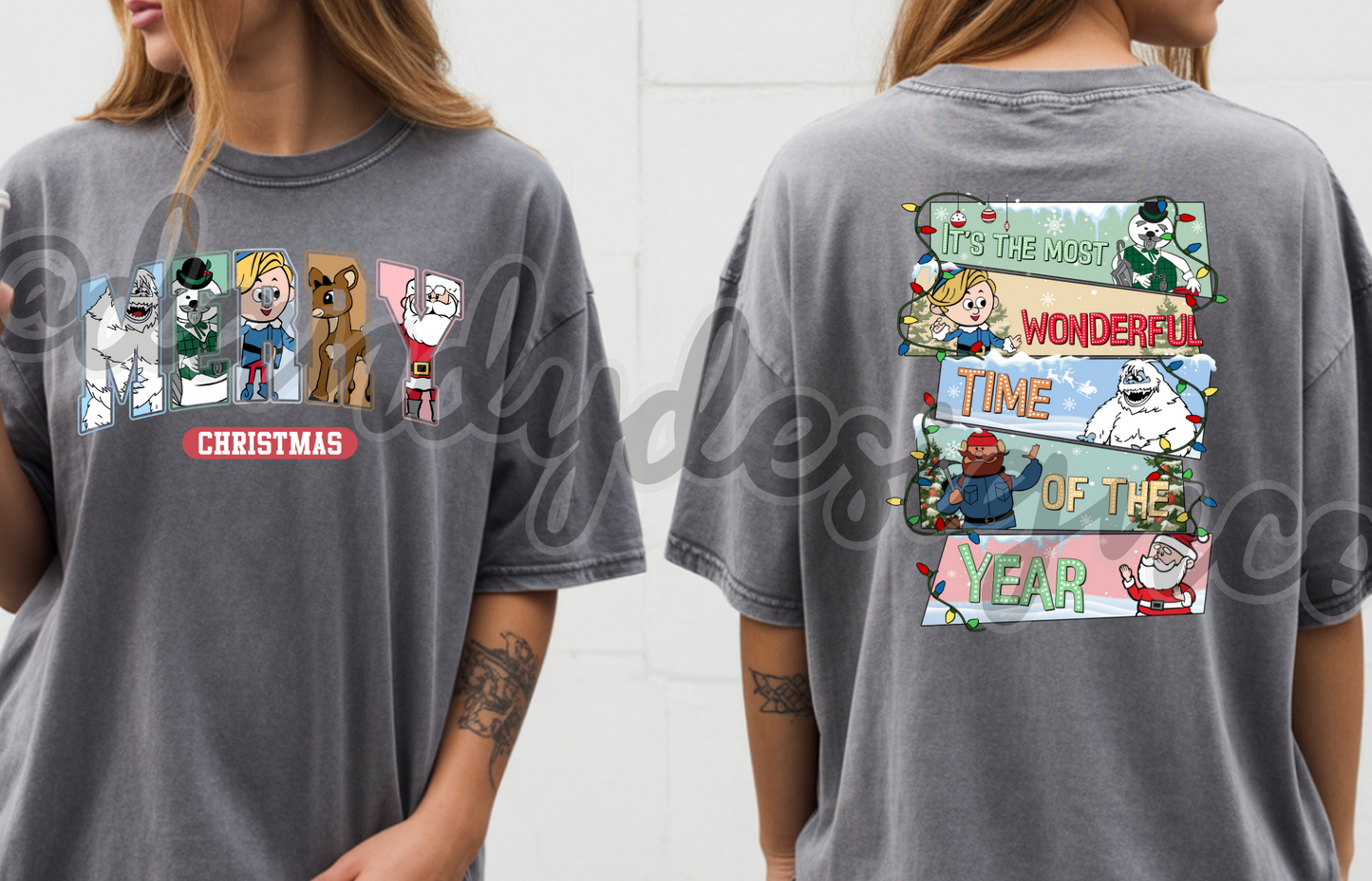 Merry Christmas Character - Short Sleeve