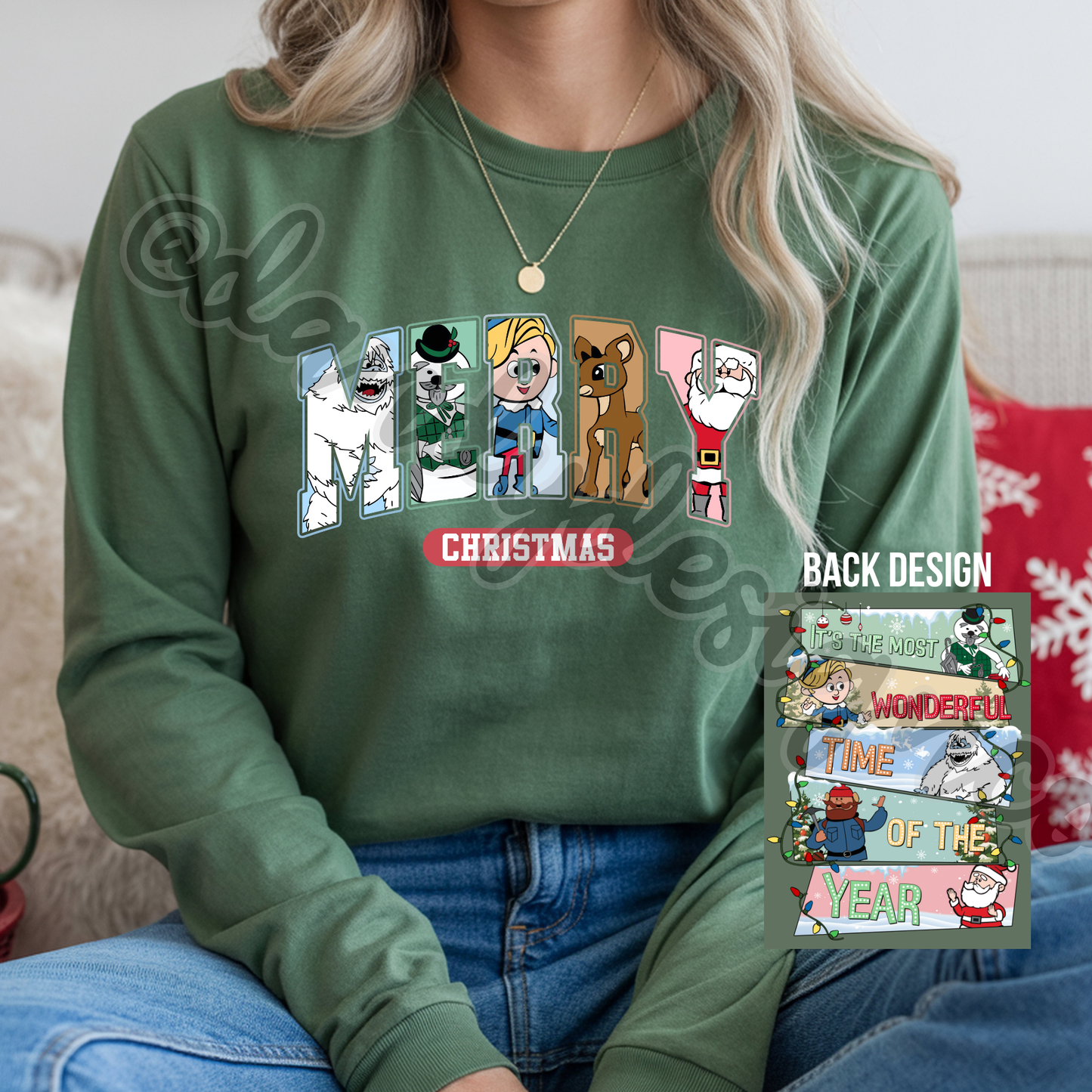 Merry Christmas Character - Long Sleeve