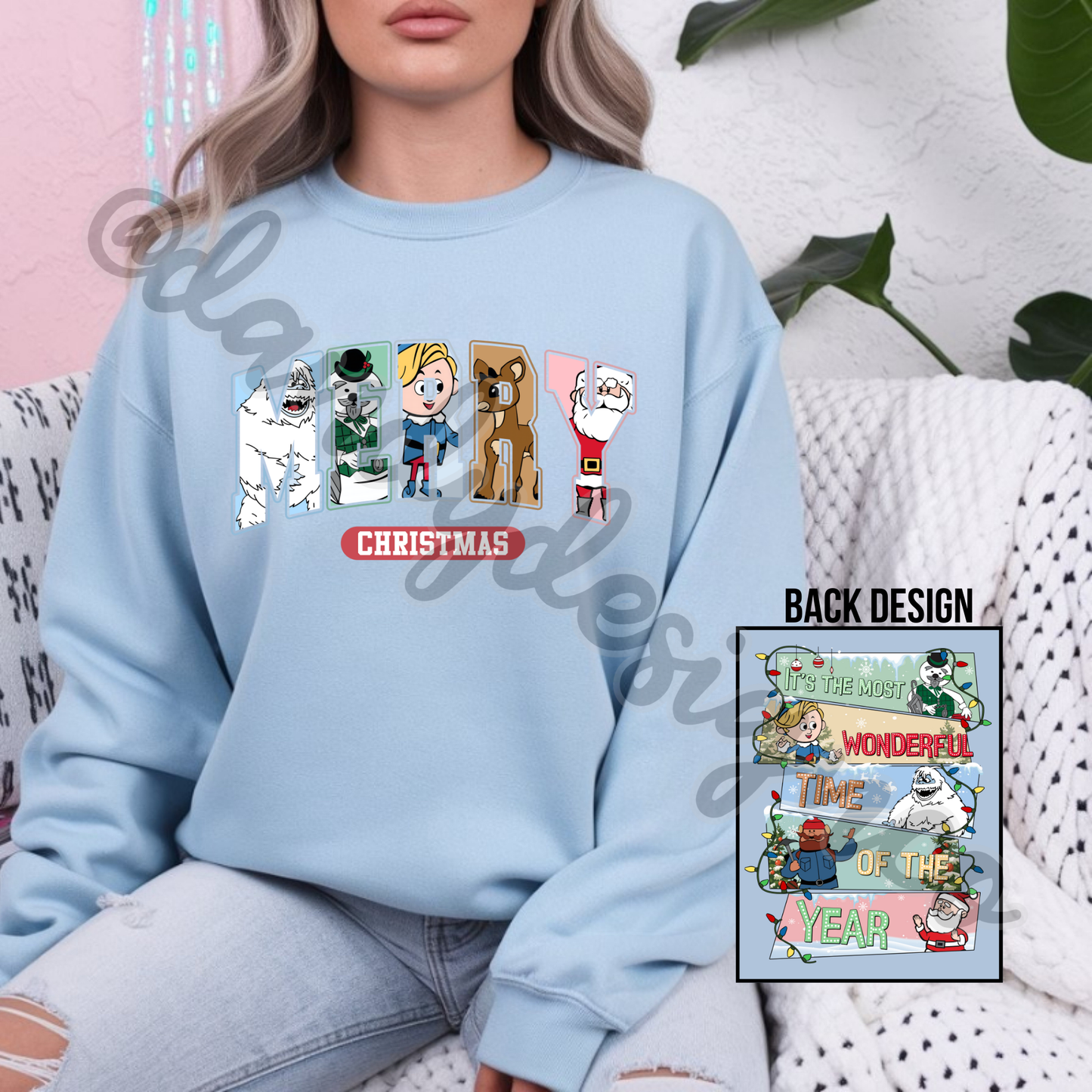 Merry Christmas Character - Sweatshirt