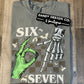 2X Halloween Six Seven Short Sleeve