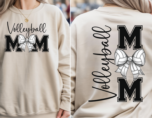 Volleyball Mom Bow - Sweatshirt