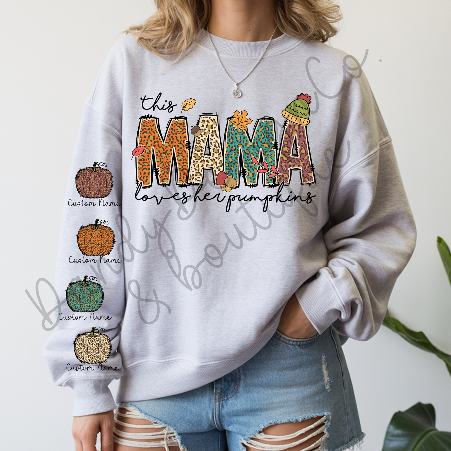 This Mama Loves Her Pumpkins Sweatshirt