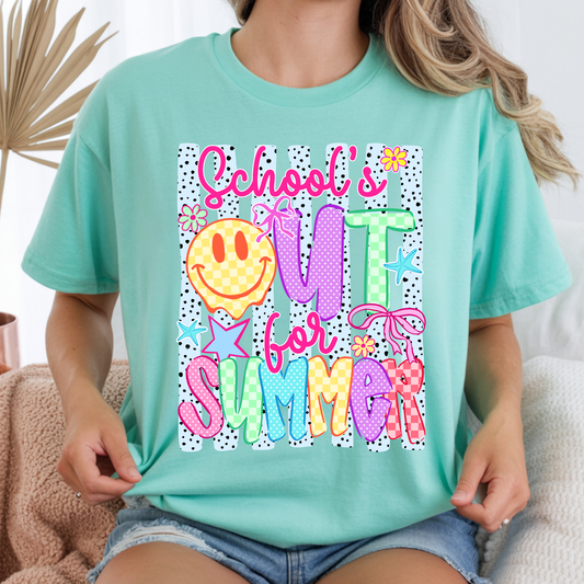 School's Out For Summer Comfort Colors Short Sleeve