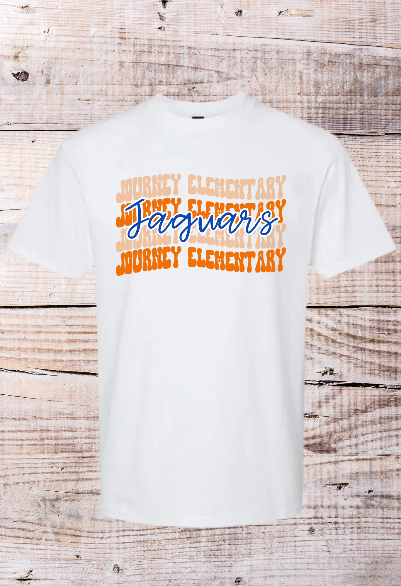 JOURNEY ELEMENTARY - Wavy Journey Elementary Jaguars Short Sleeve