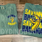 3XL Green Savannah Banana Long Sleeve Tee