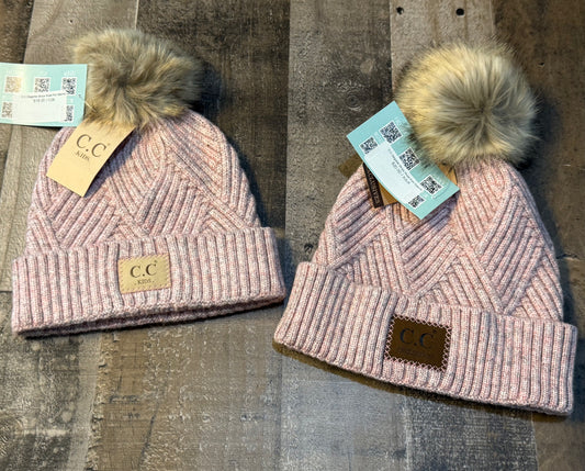 Kids/Adult CC Pom Beanie