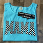 XL MAMA Checkered Tank