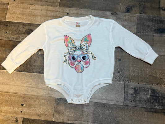 6-12M Here For Chicks Romper