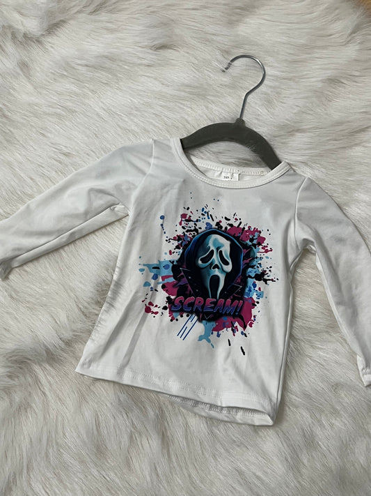 3-6M - Scream Long Sleeve