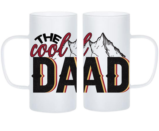 The Cool Dad Frosted Beer Glass