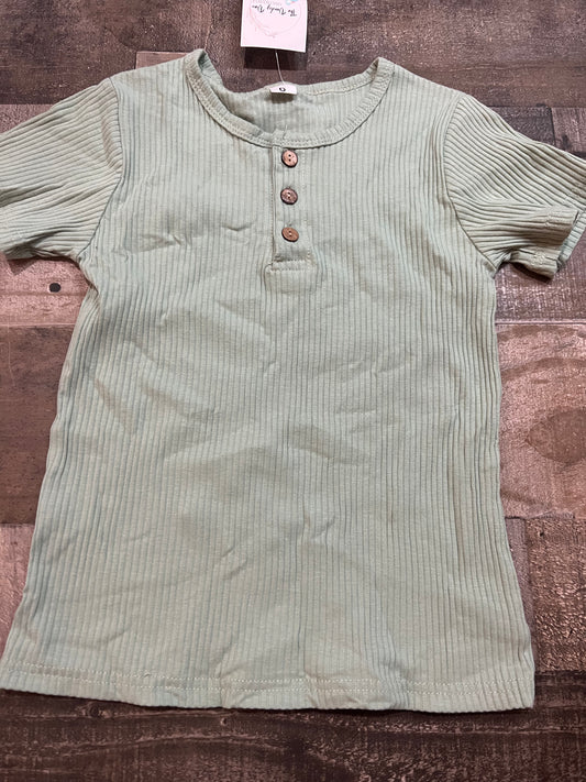 2T/6 Ribbed Button Shirt