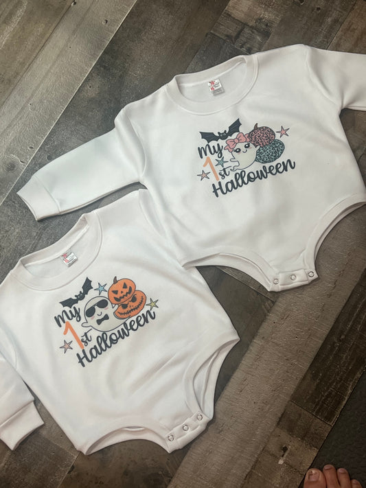 1st Halloween Sweatshirt Bubbles *BLOOPERS*