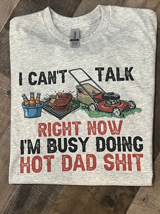 M - Cant talk right now short sleeve