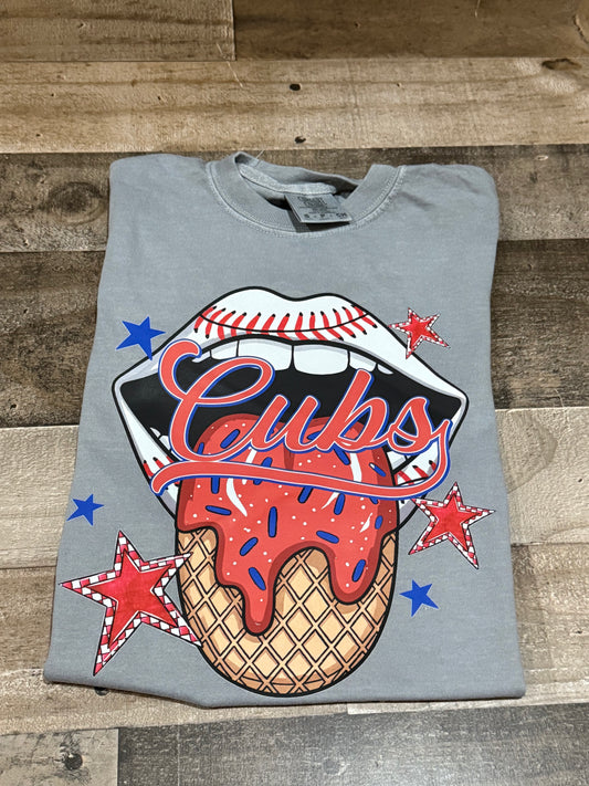 YS - Cubs Drip Short Sleeve