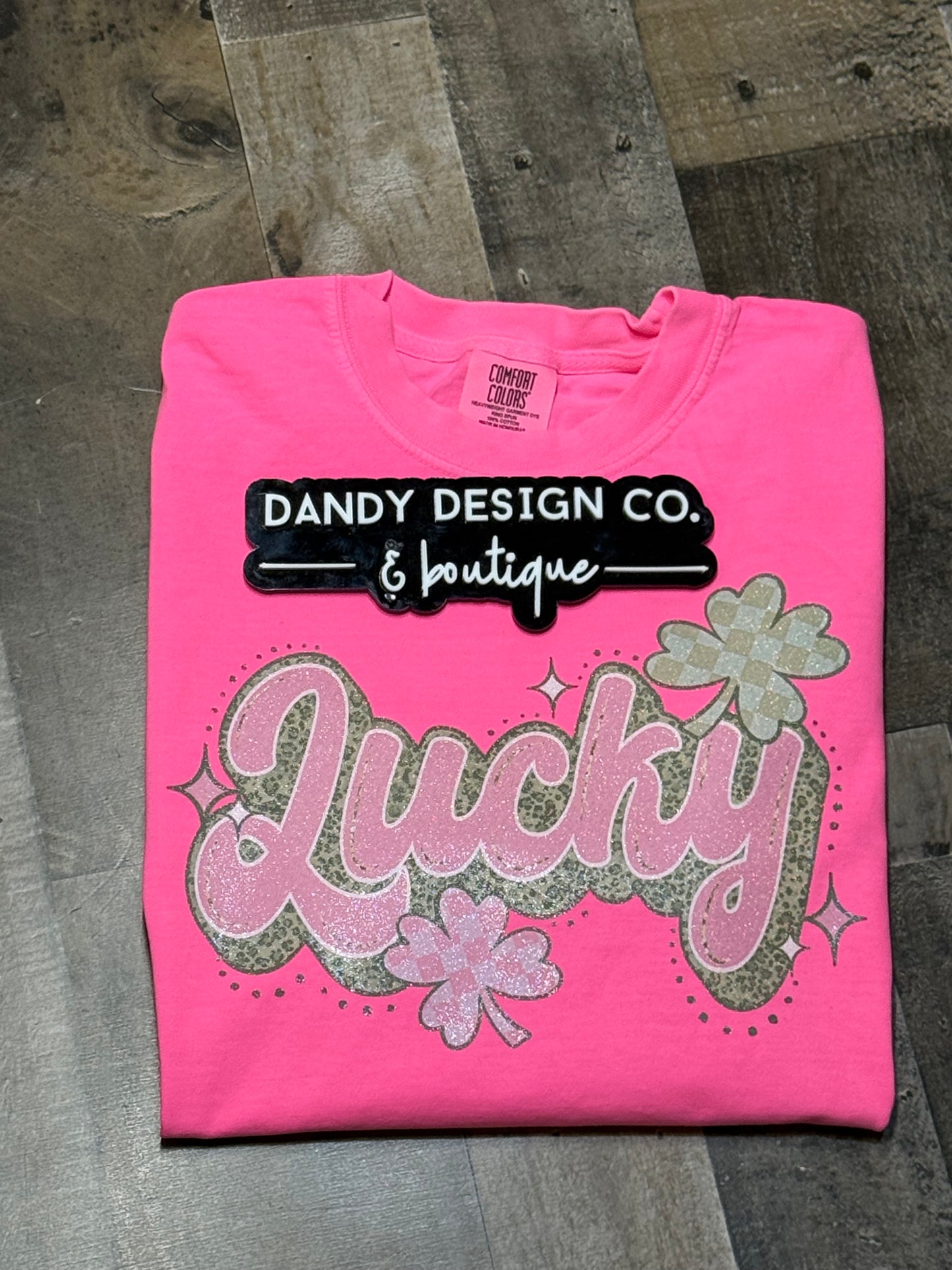 M Lucky Glitter Short Sleeve
