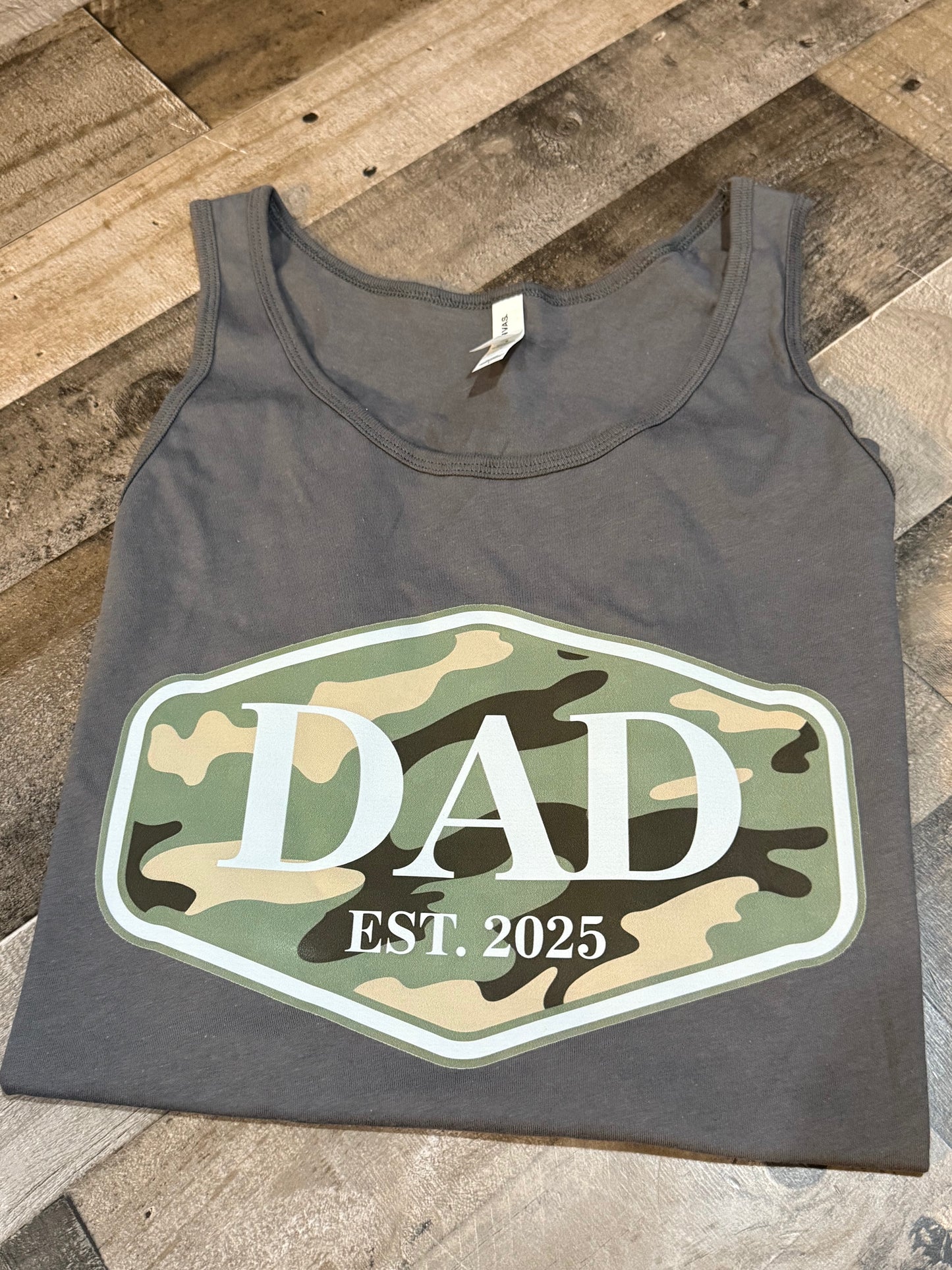 L - Camo Dad 2025 Tank Top