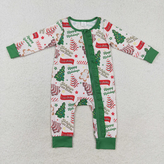 Family Christmas Green Cake Pajamas