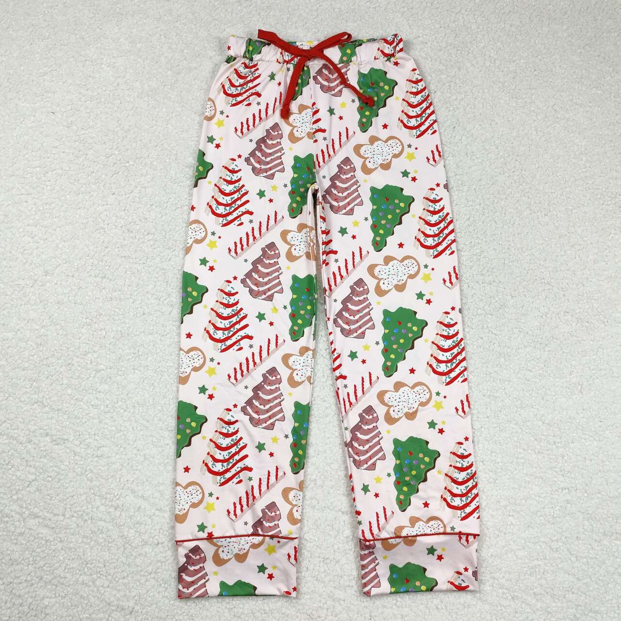 Family Christmas Red Cake Pajamas