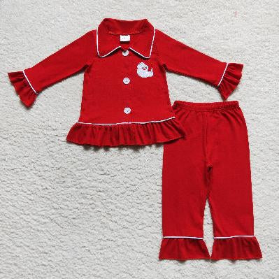 Family Christmas Red Santa Pajamas