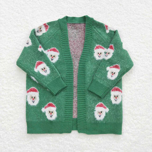 Girl’s Christmas Santa Cardigan Sweater