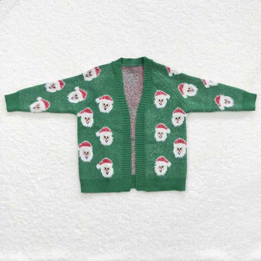 Girl’s Christmas Santa Cardigan Sweater