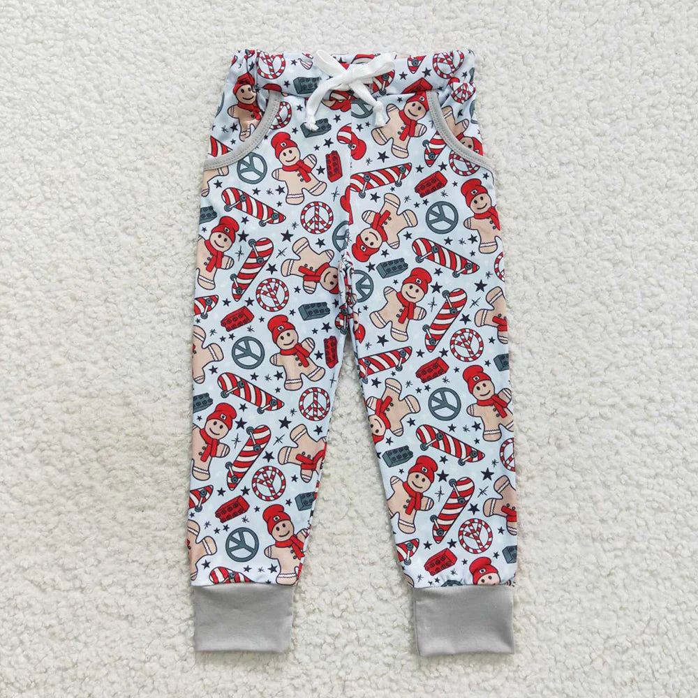 Boy’s Gingerbread Skate Christmas Pants